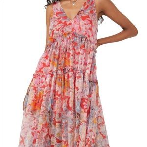 Free People, floral maxi